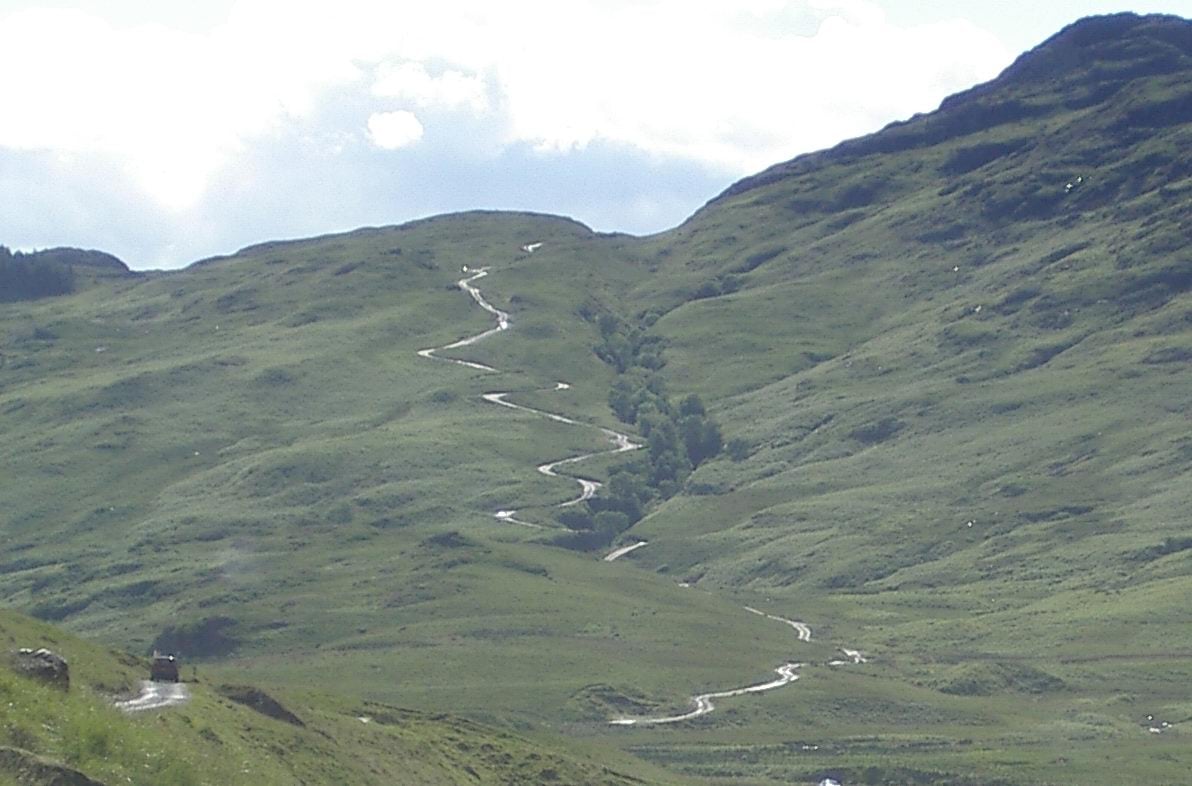 Hardknott Pass in the Lake District