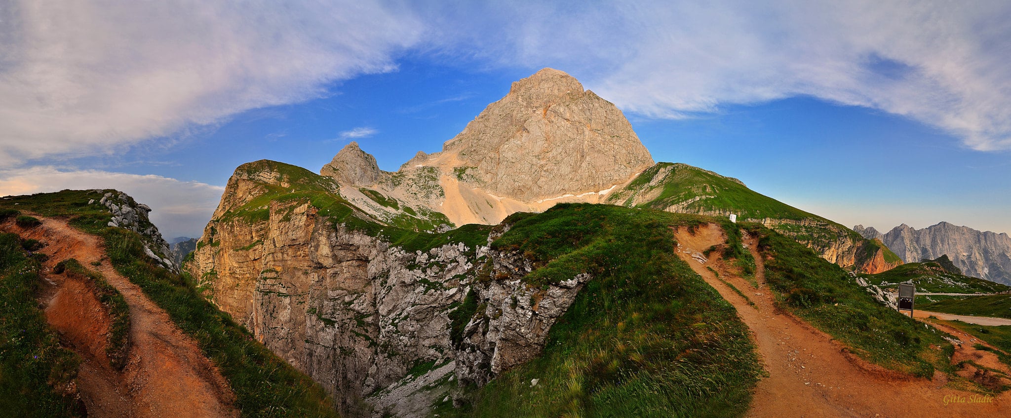 Mangartsko sedlo in the Julian Alps