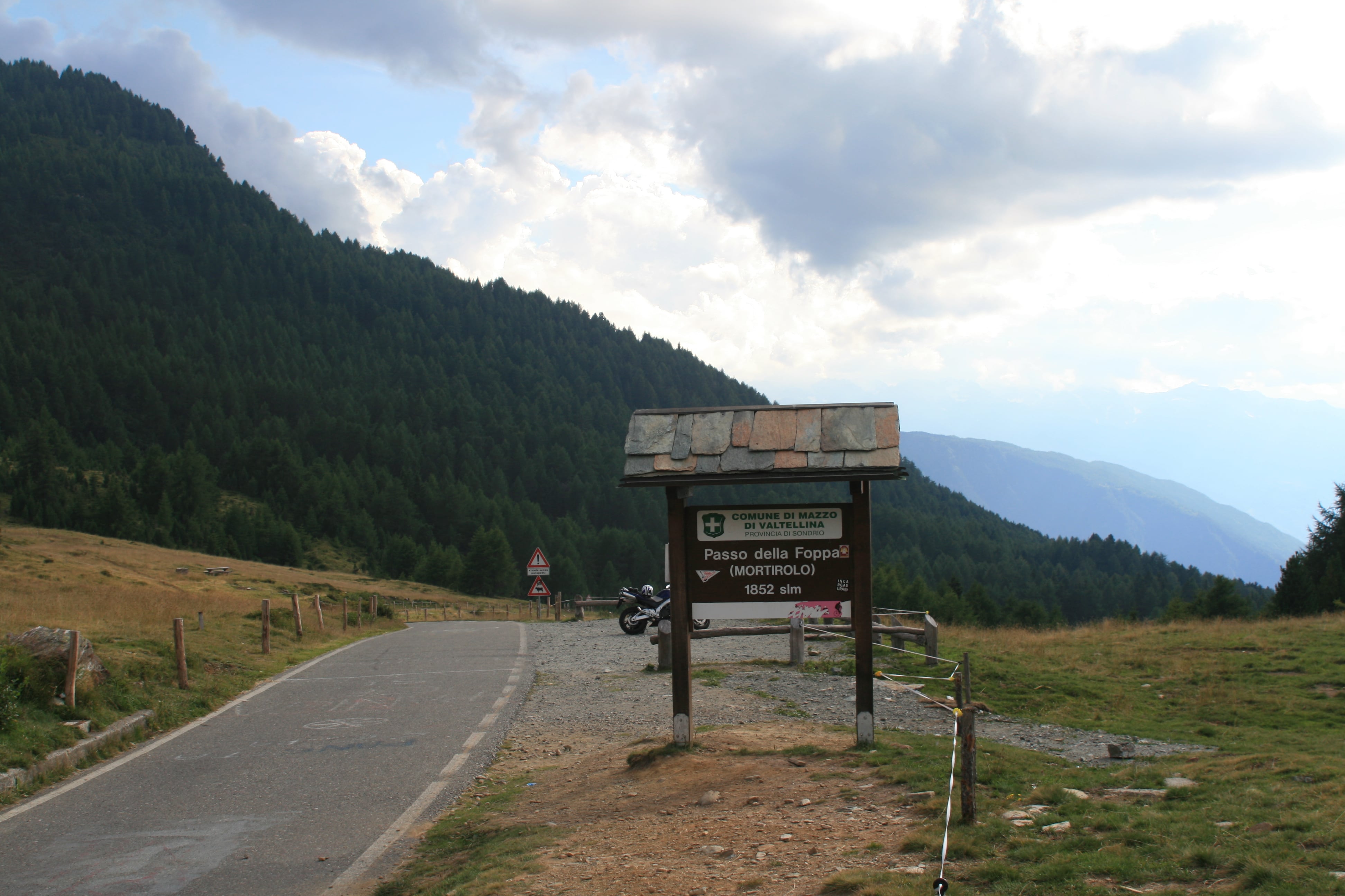 Passo della Foppa (Mortirolo) at 1,852m, Lombardy